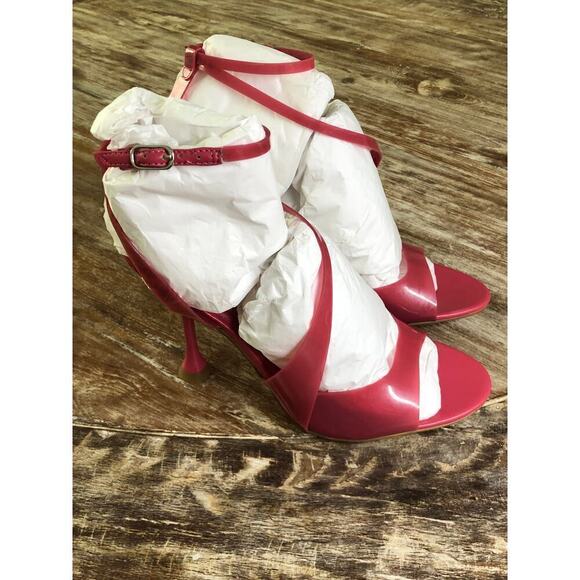 Marc Fisher Shoes - Marc Fisher Claudie Sandal Jelly Heels Strappy Pink NEW 8